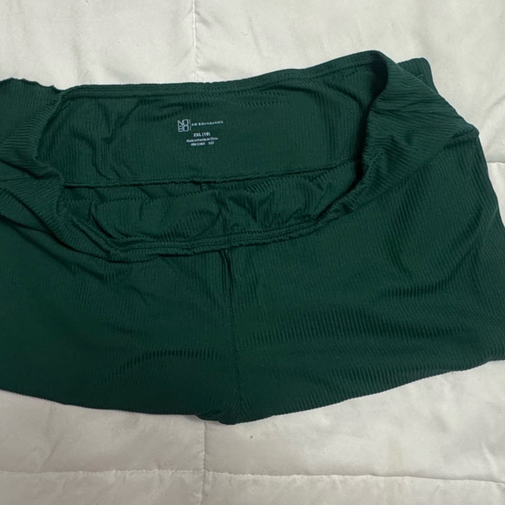 No Boundaries Dark Green Wide Leg Pants